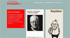 Desktop Screenshot of dramatiker.dk