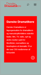 Mobile Screenshot of dramatiker.dk